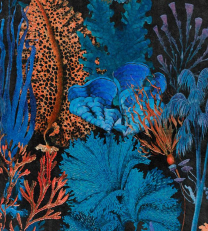 Coral Reef Wallpaper - Blue