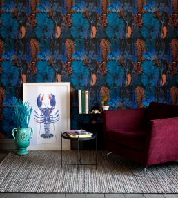 Coral Reef Room Wallpaper - Blue