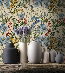 Summerish Room Wallpaper 2 - Multicolor