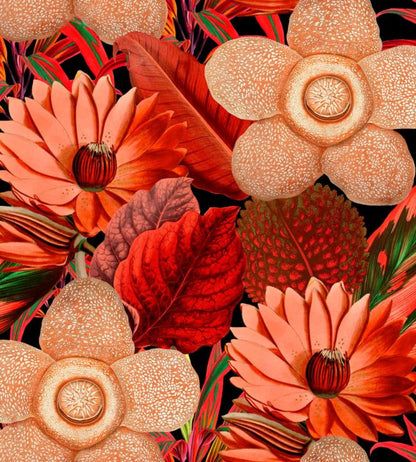 Water Lilies Wallpaper - Pink 