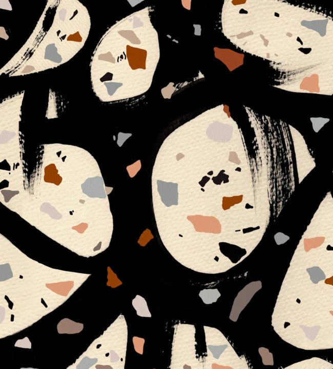 Terrazzo Wallpaper - Blue