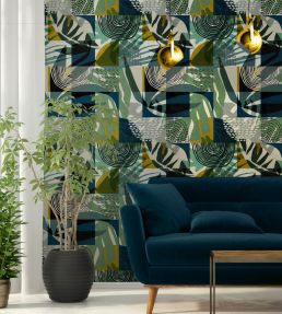 Wilderness Room Wallpaper - Green