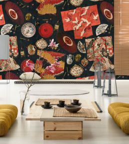 Memoirs Of A Gheisha Room Wallpaper - Multicolor