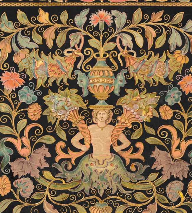 Brocade Wallpaper - Brown