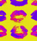 Neon Kiss Wallpaper - Yellow