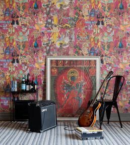 Nirvana Room Wallpaper - Pink