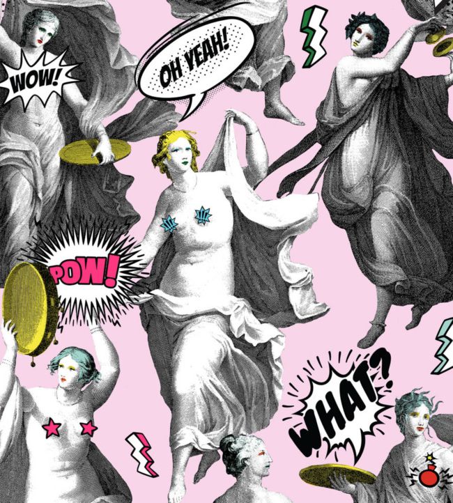 Watch Out Wallpaper - Pink