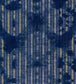 Washed Shibori Wallpaper - Blue