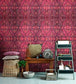 Bukhara Room Wallpaper - Red
