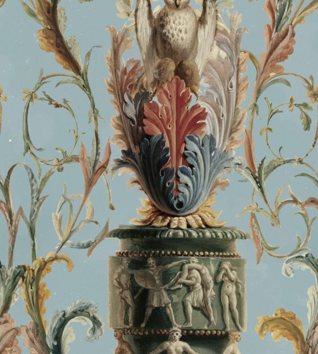 Le Jardin Secret Wallpaper - Teal