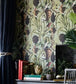 Exotic Menagerie Room Wallpaper - Green