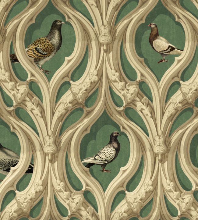Manor's Walls Wallpaper - Green