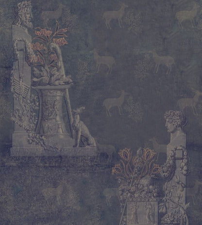 Sculptural Wallpaper - Gray 