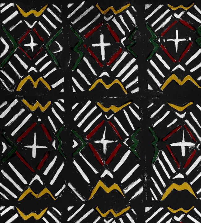 Bamana Wallpaper - Black