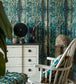 Bamileke Room Wallpaper - Teal
