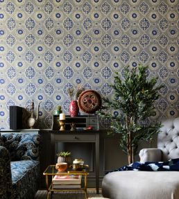 Madder Room Wallpaper - Blue