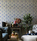 Madder Room Wallpaper - Blue