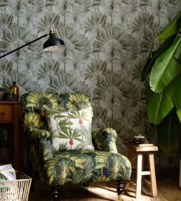 Traveller's Palm Room Wallpaper - Green