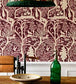 The Enchanted Woodland Room Wallpaper - Red
