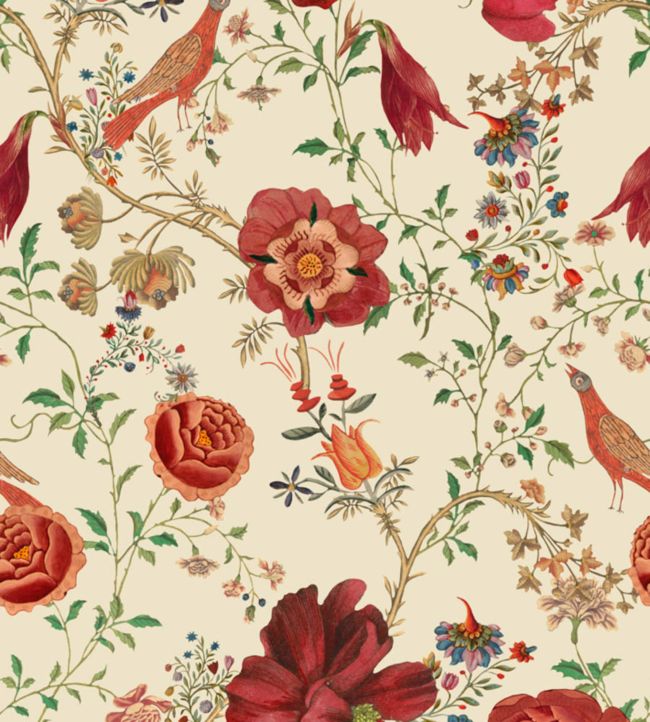 Transsilvaniae Florilegium Wallpaper - Cream 