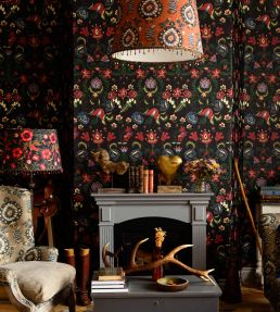 Zabola Room Wallpaper - Red