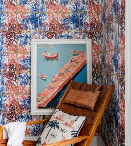 Corallia Room Wallpaper - Red