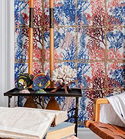 Corallia Room Wallpaper 2 - Red