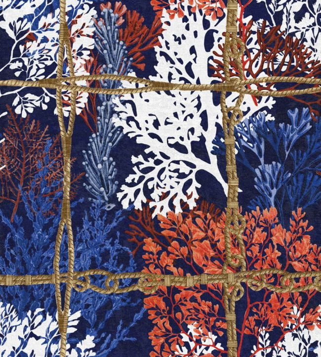 Corallia Wallpaper - Blue