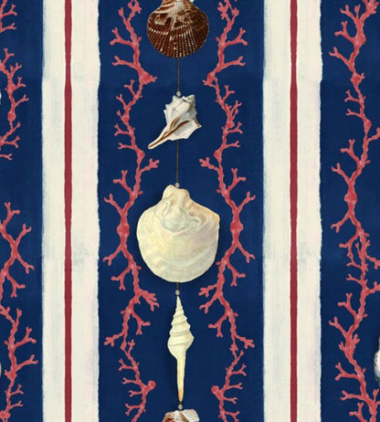 Coquillage Wallpaper - Blue 