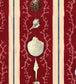 Coquillage Wallpaper - Red