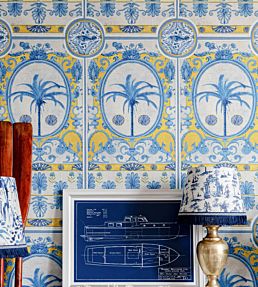 The Villa Room Wallpaper 2 - Blue