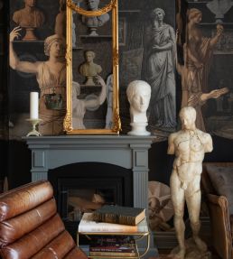 Statuary Chamber Room Wallpaper 2 - Gray