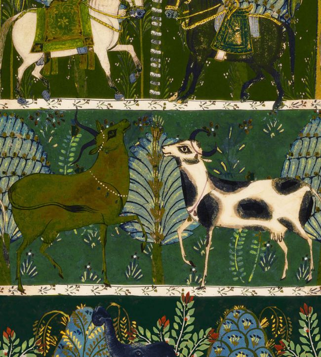 Carnaval Wallpaper - Green