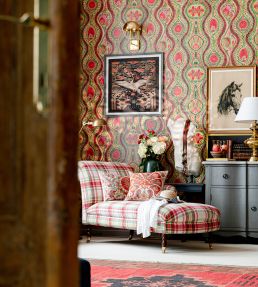 Hippie Paisley Room Wallpaper 2 - Green