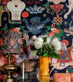 Incantation Room Wallpaper 2 - Blue