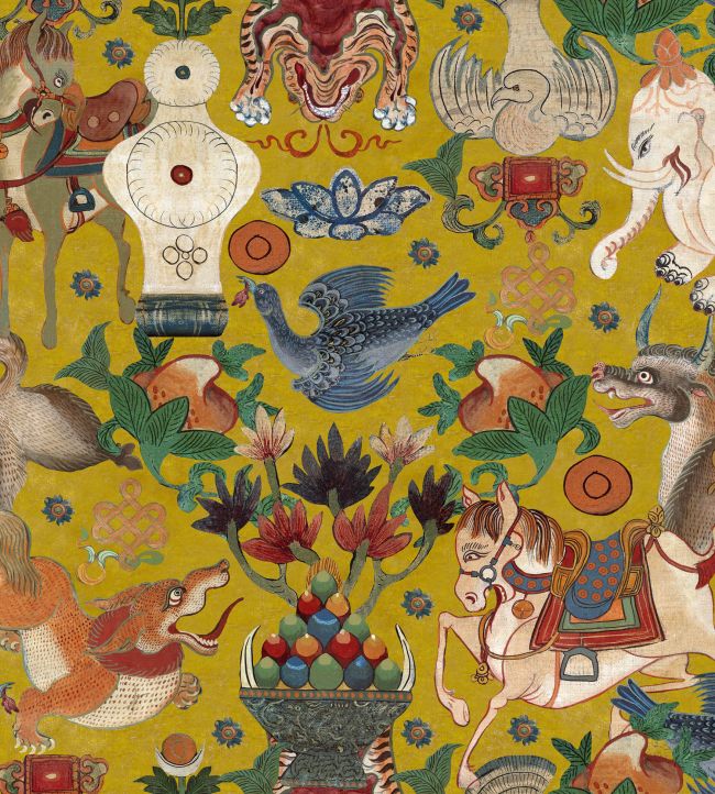 Incantation Wallpaper - Yellow