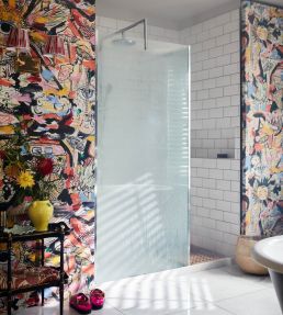 Summer Of 69 Room Wallpaper - Multicolor