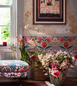 Susie Q Room Wallpaper - Pink