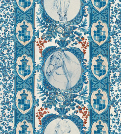 The Competition Panel Wallpaper - Blue 