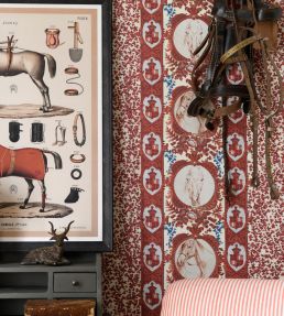 The Competition Panel Room Wallpaper 2 - Red