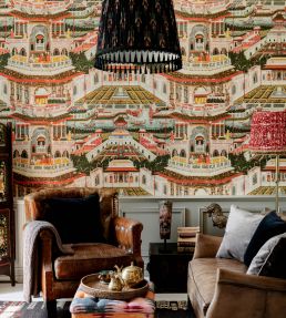 Indian Palace Room Wallpaper - Multicolor