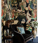 Samurai and Geisha Room Wallpaper - Green