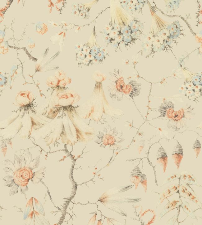 Grandma's Tapestry Wallpaper - Cream