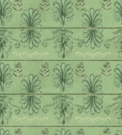 Mykonos Villa Wallpaper - Green 