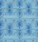 Mykonos Villa Wallpaper - Blue 