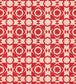 Aegean Tiles Wallpaper - Red