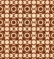 Aegean Tiles Wallpaper - Brown