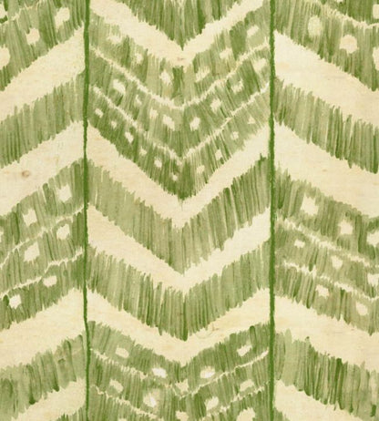 Turkish Ikat Wallpaper - Green 