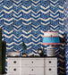 Turkish Ikat Room Wallpaper - Blue