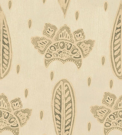 Bethel Batik Wallpaper - Cream
